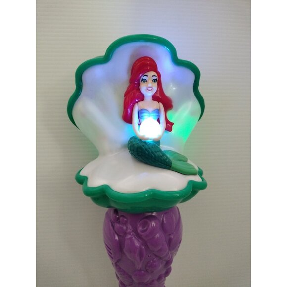 Vintage Disney Little Mermaid Bubble Blower Wand  Light Up Musical Ariel 1988 - Picture 3 of 9